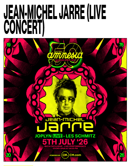 Cartel de AMNESIA IBIZA