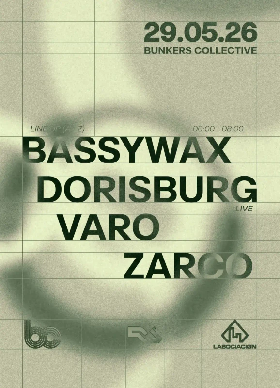 Cartel de BUNKERS COLLECTIVE W DORISBURG LIVE