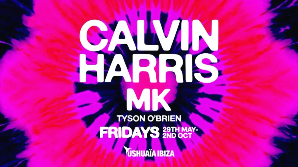 Cartel de CALVIN HARRIS AND MK