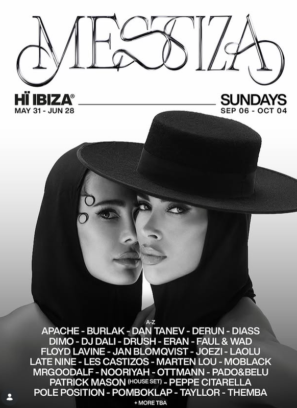 Cartel de HI IBIZA