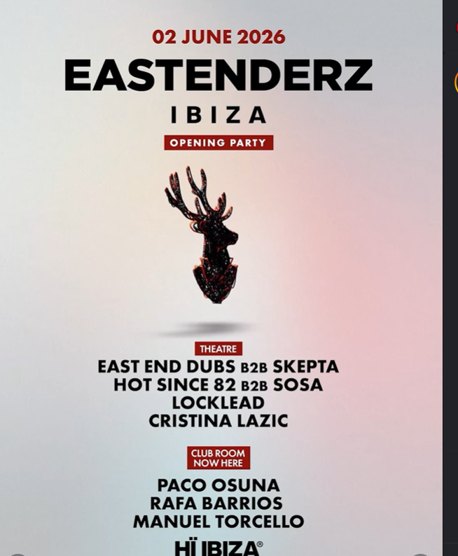 Cartel de HI IBIZA
