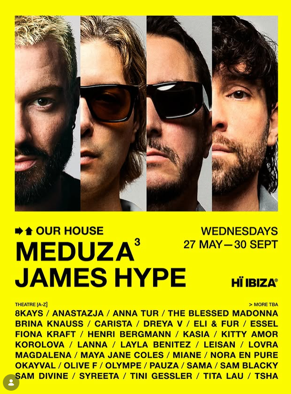 Cartel de HI IBIZA