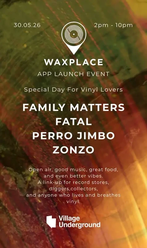 Cartel de OPEN AIR DAY EVENT WAXPLACE APP LAUNCH EVENT