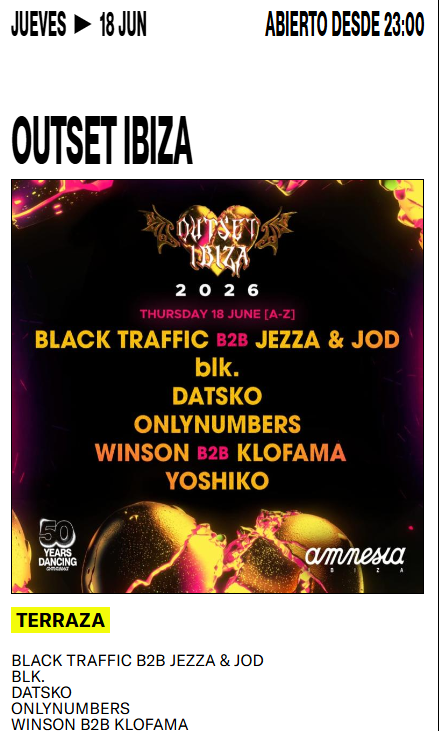 Cartel de OUTSET