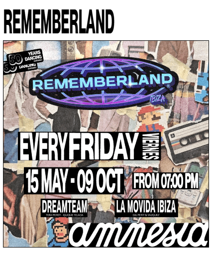 Cartel de REMEMBERLAND