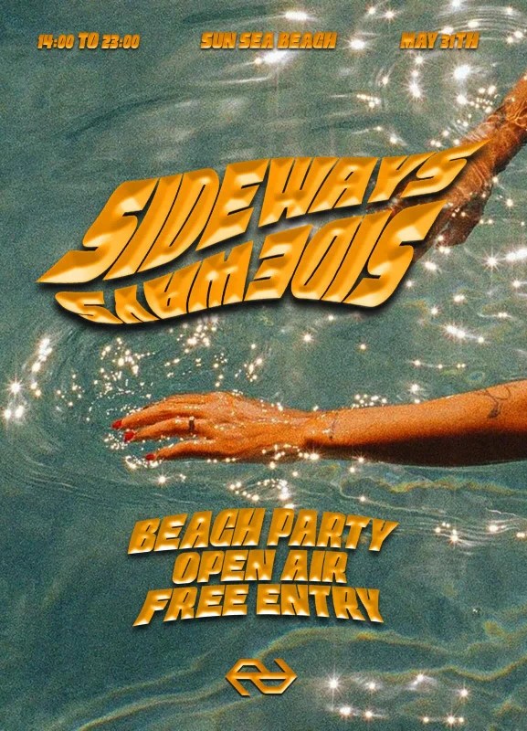 Cartel de SIDEWAYS GOES TO THE BEACH