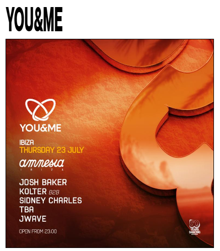 Cartel de YOU AND ME