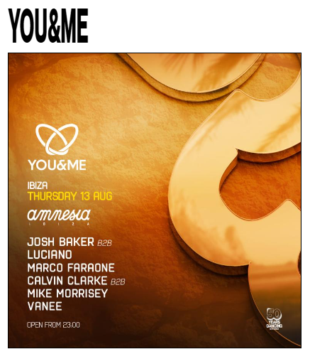 Cartel de YOU AND ME
