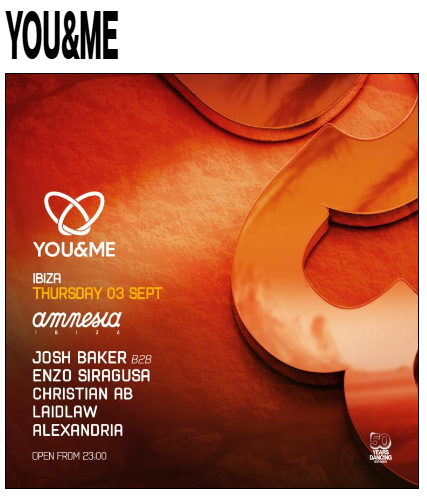 Cartel de YOU AND ME