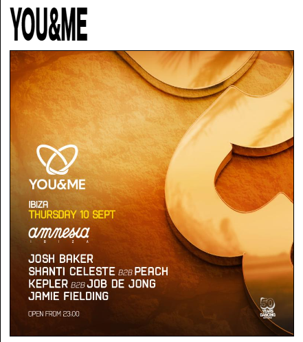 Cartel de YOU AND ME