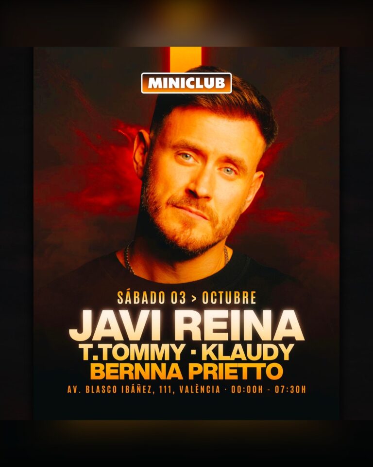 MINICLUB: SABADO 03 OCTUBRE – JAVI REINA SPECIAL SESSION