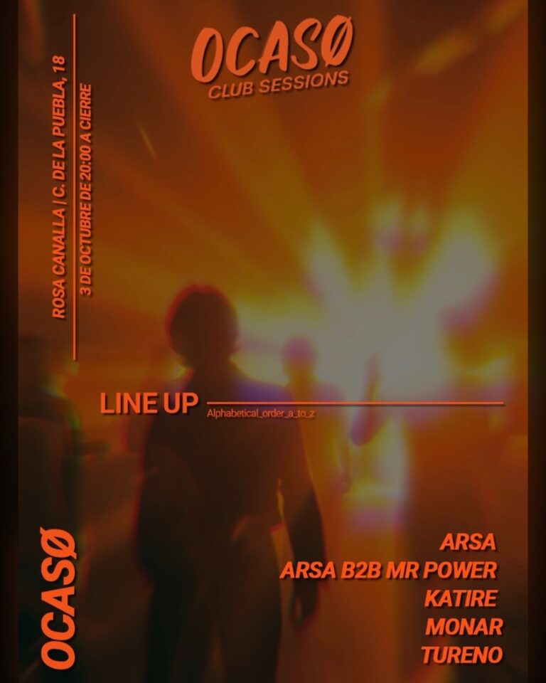 OCASO CLUB SESSIONS x rosa canalla