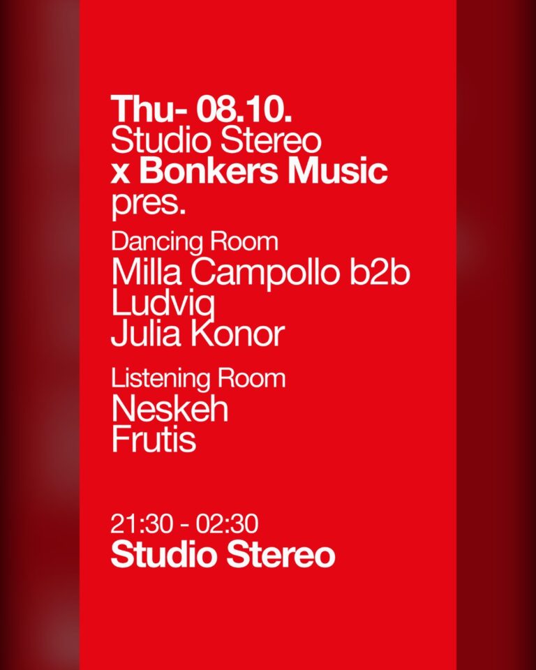 Studio Stereo x Bonkers Music pres. Milla Campollo, Ludviq