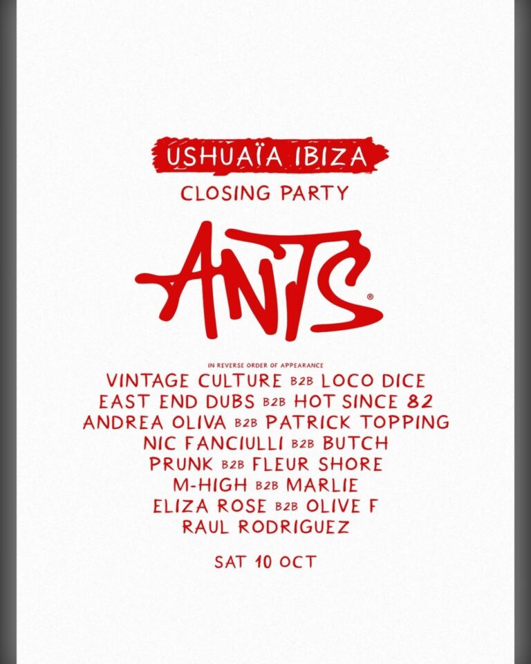 Ushuaïa Ibiza Closing Party ANTS