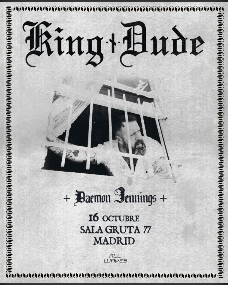 King Dude (US) + Daemon Jennings (SP)_Madrid_Southern Gothic_Folk