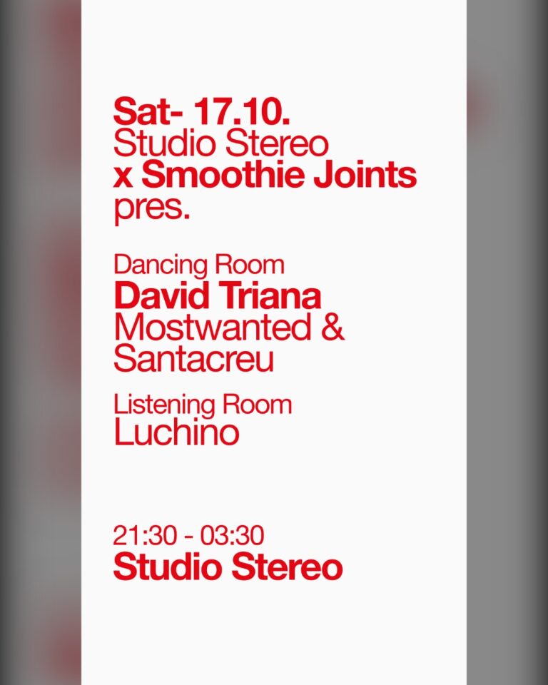 Studio Stereo x Smoothie Joints