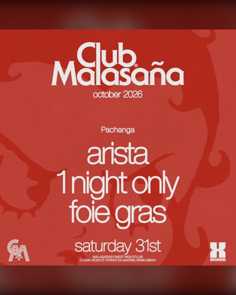 Pachanga con Arista, 1 night only y Foie Gras