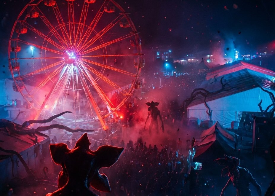 Monsterland convierte el circuito de F1 de Imola en un gigantesco universo de música electrónica y Halloween