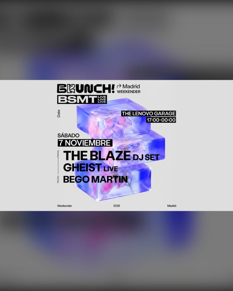 Brunch Electronik Madrid x BSMT Live