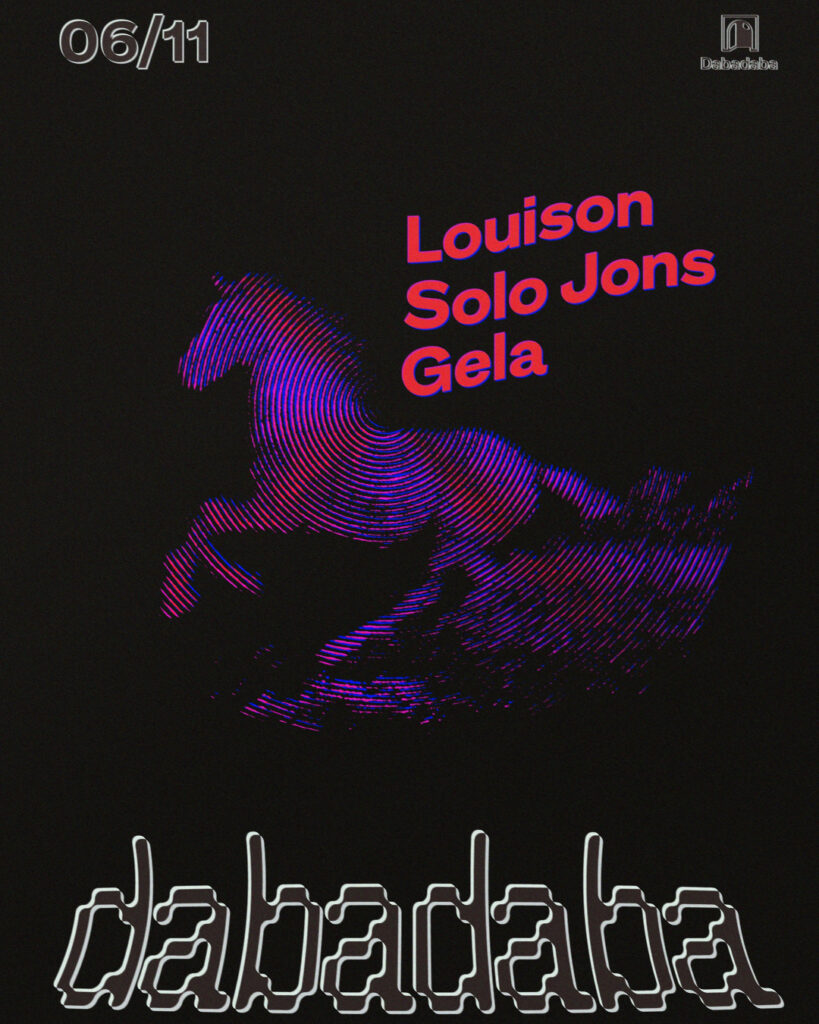 Cartel de LOUISON + SOLO JONS + GELA