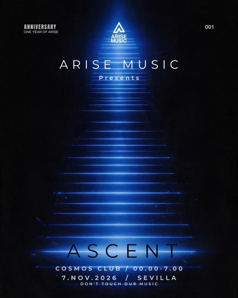 Cartel de ARISE MUSIC AT COSMOS CLUB – ASCENT