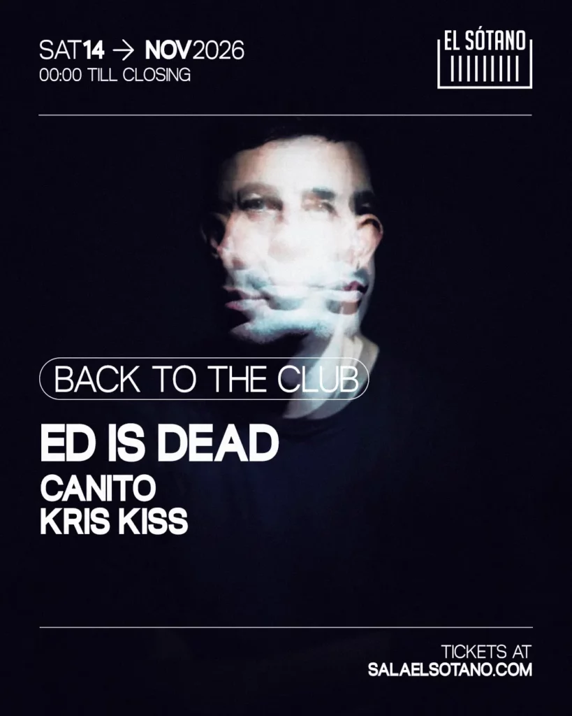Cartel de BACK TO THE CLUB