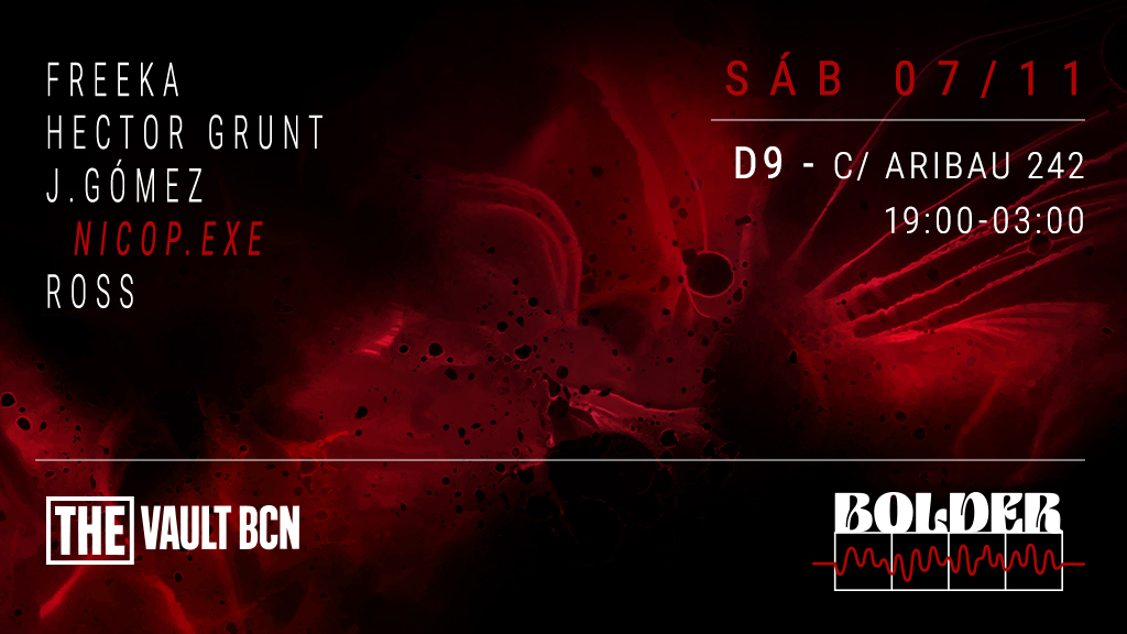 Cartel de BOLDER LINE × THE VAULT