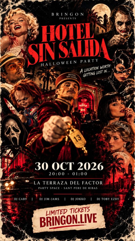 Cartel de BRINGON PRESENTS HOTEL SIN SALIDA