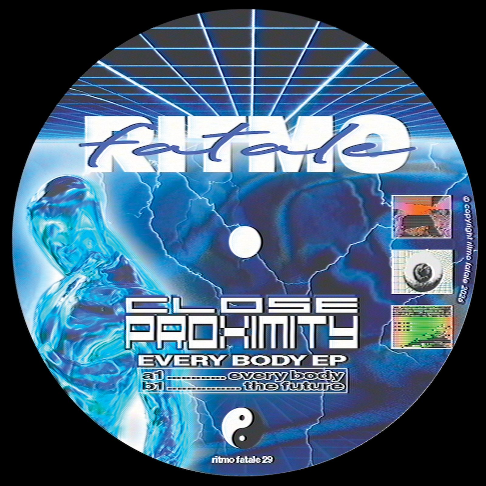 Portada del EP Every Body de CLOSE PROXIMITY en Ritmo Fatale