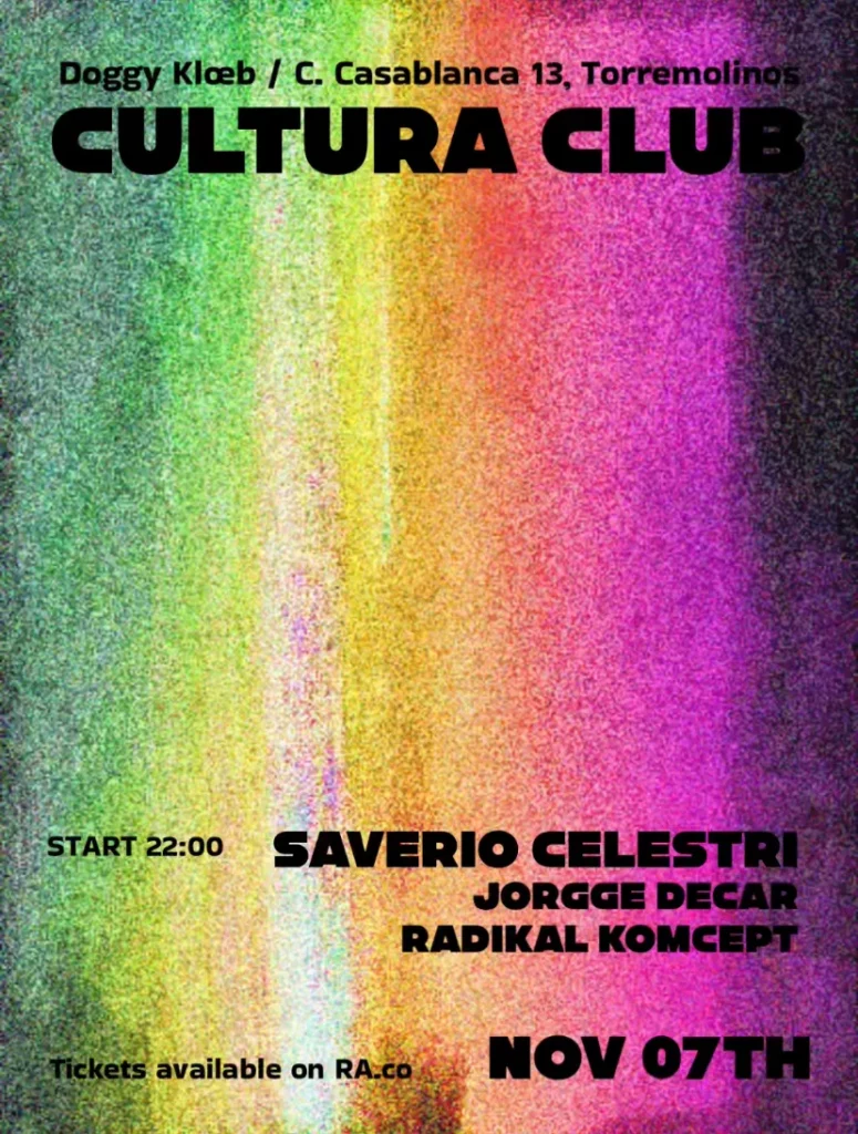 Cartel de CULTURA CLUB