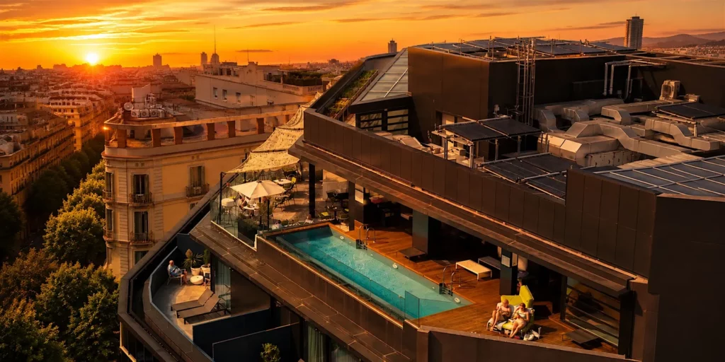 Cartel de DISCO HOUSE ROOFTOP PARTY