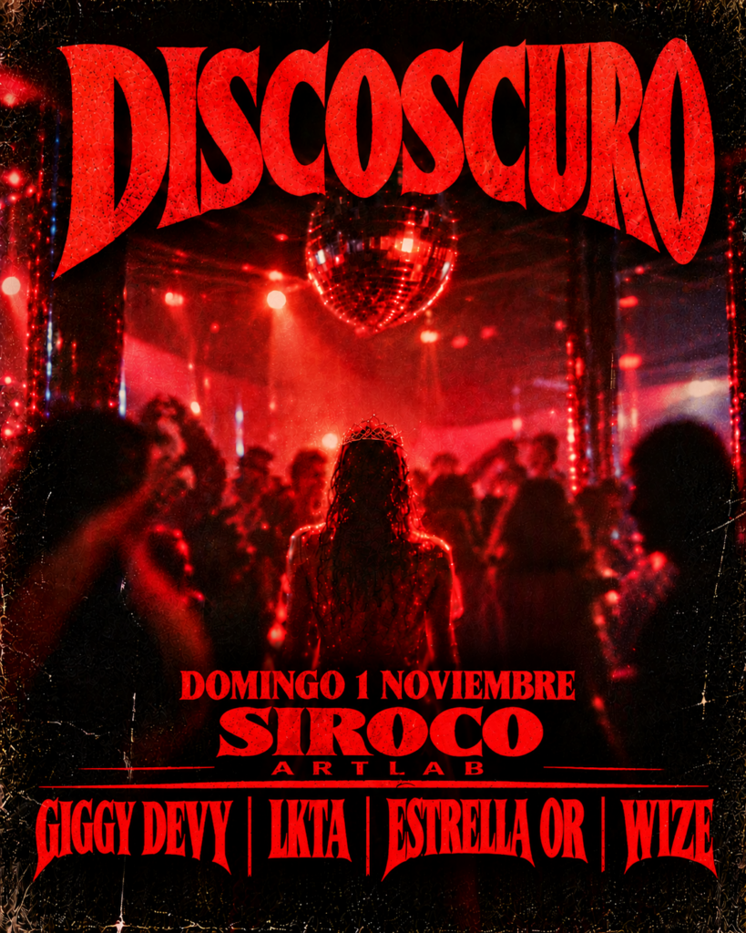 Cartel de DISCOSCURO