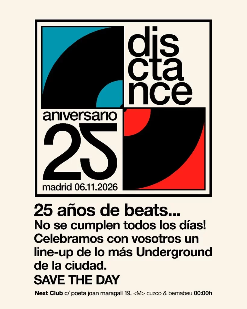 Cartel de DISTANCIA RECORDS