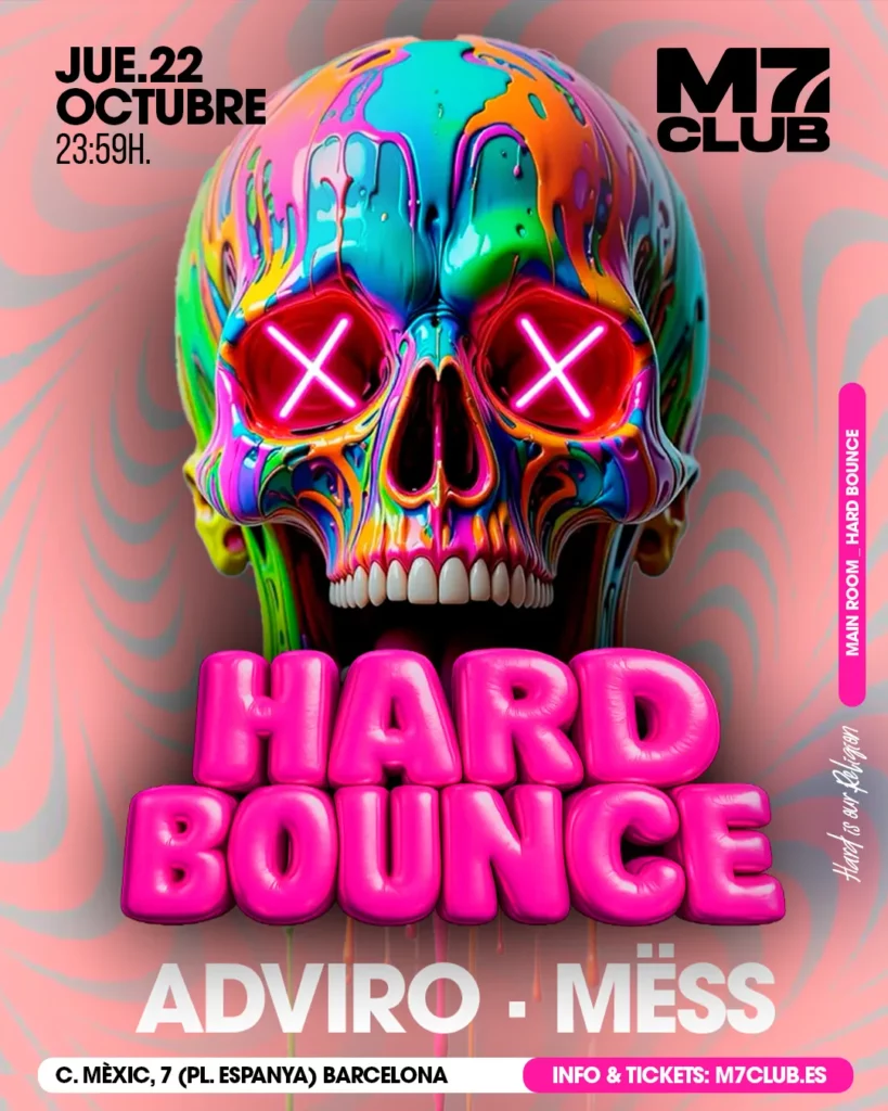 Cartel de HARD BOUNCE [ADVIRO & MËSS]
