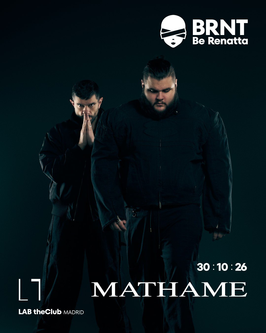 Cartel - LAB theCLUB encadena dos viernes de altura: Mathame el 30 de octubre y Pendulum DJ Set con SOTA el 6 de noviembre