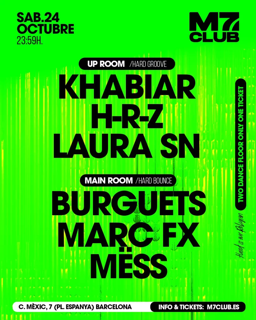 Cartel de M7 PRESENTA