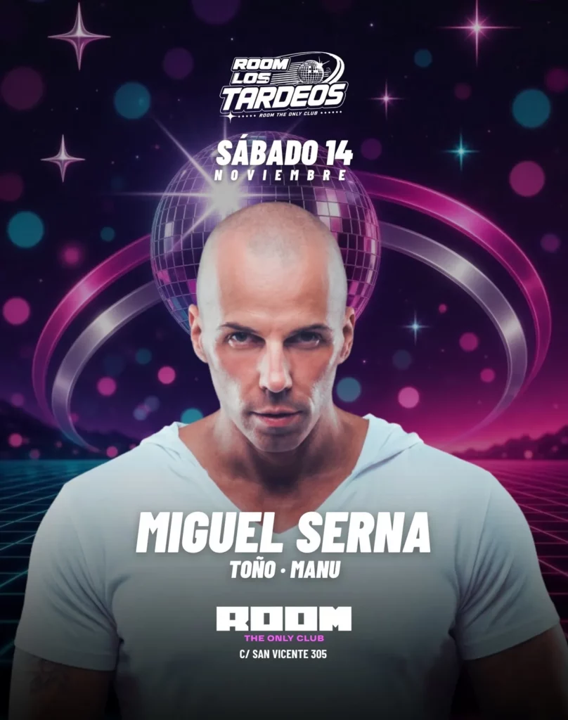 Cartel de MIGUEL SERNA + TOÑO + MANU