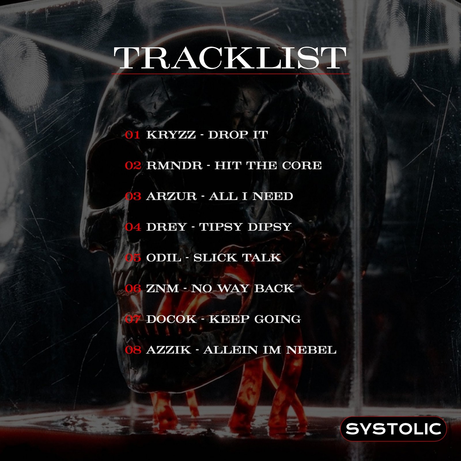 Tracklist de NEXT WAVE V, Systolic Records