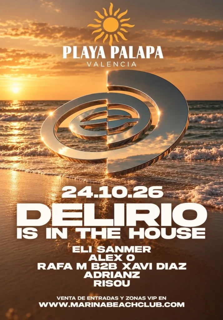Cartel de PLAYA PALAPA