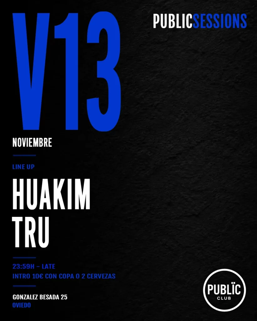 Cartel de PUBLIC SESSIONS