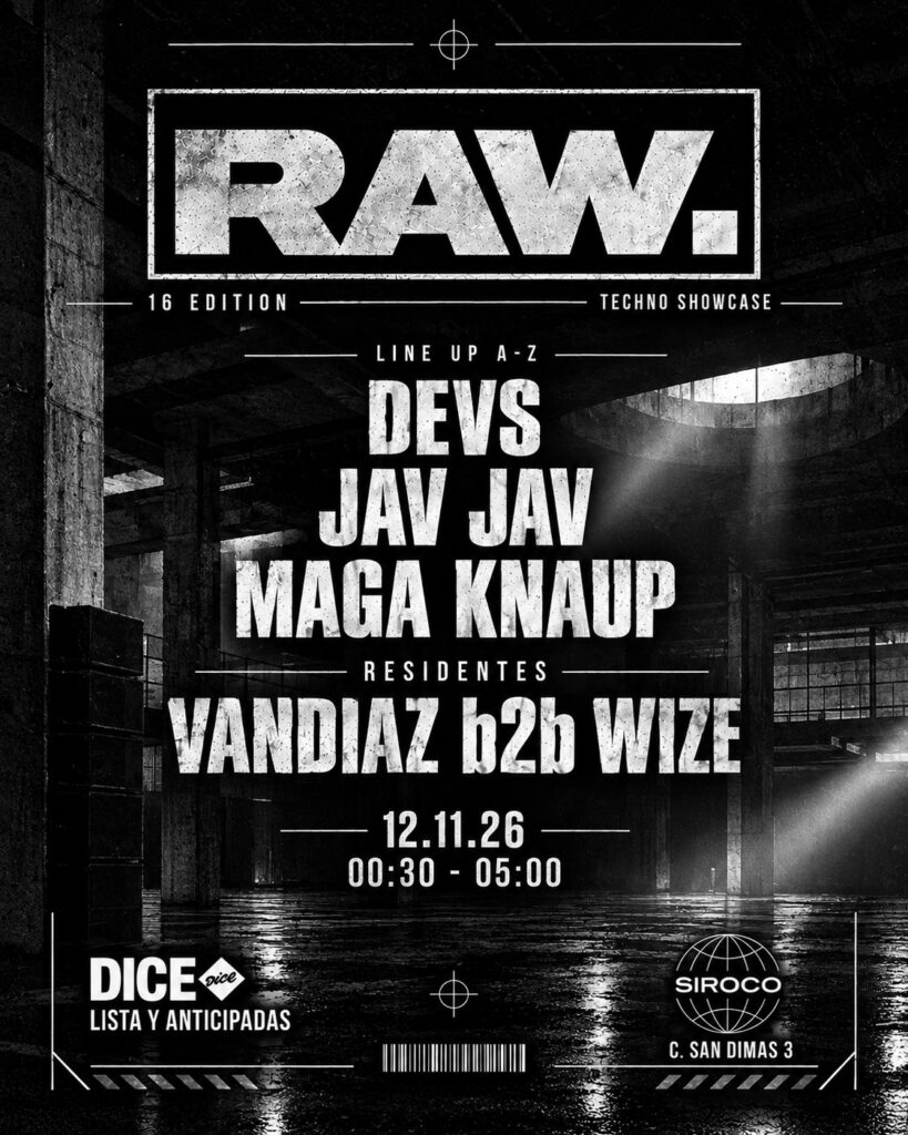 Cartel de RAW
