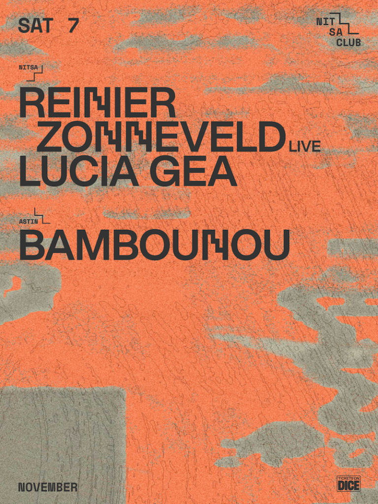Cartel de REINIER ZONNEVELD LIVE