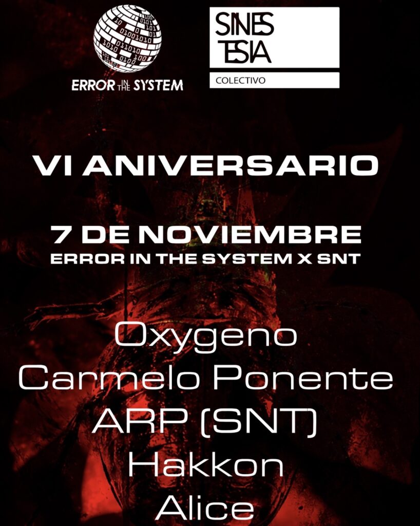 Cartel de SINESTESIA