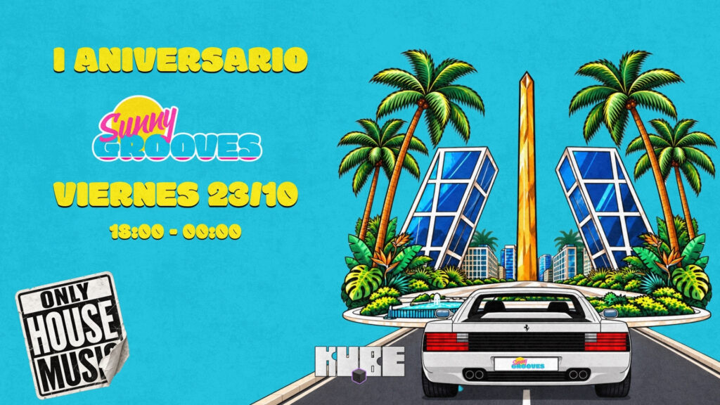 Cartel de SUNNY GROOVES I ANIVERSARIO